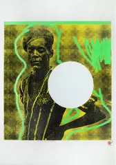 Paulo Nazareth, Leônidas da Silva, 2021, serigrafia