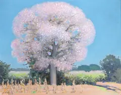Ipê Branco by Tomoo Handa, 1979, óleo sobre tela, offered Dec 2024