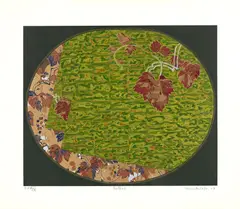 Folhas by Kazuo Wakabayashi, 2007, serigrafia sobre papel, offered Dec 2024