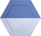 Tuneu, Hexagonos Imperfeitos, 2024, acrílica com colagem sobre tela