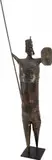 Francisco Stockinger, Guerreiro, escultura em bronze e madeira