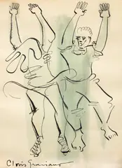 Sem Título by Clóvis Graciano, guache sobre papel, offered Dec 2024