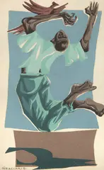 Sem Título by Clóvis Graciano, guache sobre papel, offered Dec 2024