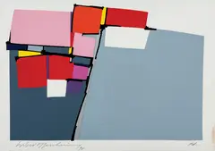 Sem Título by Silvio Oppenheim, 1990, serigrafia sobre papel, offered Nov 2024