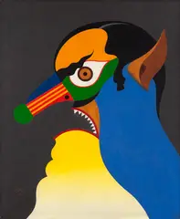 Figura by Roberto Magalhães, 1978, óleo sobre tela, offered Nov 2024