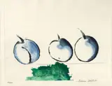 Aldemir Martins, Frutas, 1995, gravura em metal