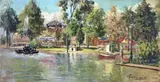 Antonio Ferrigno, Paisagem com Lago