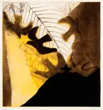 Folha e Pássaros by Marlene Hori, 1973, litogravura sobre papel, offered Nov 2024