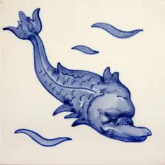 Boto by Paulo Rossi Osir, 1946, pintura em baixo esmalte sobre azulejo, offered Nov 2024