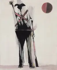Cangaceiro by Aldemir Martins, 1967, acrílica sobre tela, offered Nov 2024