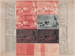 A Cabeçada de Valido by Rubens Gerchman, 1981, técnica mista sobre papel, offered Nov 2024
