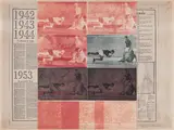 Rubens Gerchman, A Cabeçada de Valido, 1981, técnica mista sobre papel