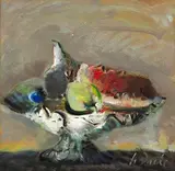 Danilo Di Prete, Frutas, óleo sobre tela