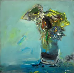 Vaso de Flores by Danilo Di Prete, óleo sobre tela, offered Nov 2024