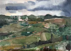 Paisagem by Emeric Marcier, 1961, óleo sobre tela, offered Nov 2024