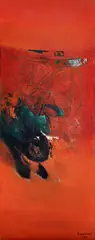 Sem Título by Tikashi Fukushima, óleo sobre tela, offered Nov 2024