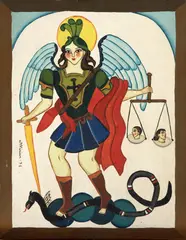 Sem Título by Mirian Inês da Silva, 1976, óleo sobre madeira, offered Nov 2024
