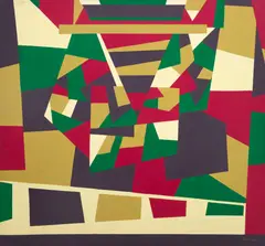 Niobe Xandó, Composition, 1981, óleo sobre tela