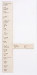 Jac Leirner, Exibiton 9 Bob Bonies, etiquetas de museu
