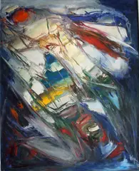 Wega Nery, Astros Movediços, 1978, óleo sobre tela