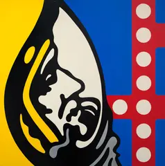 Claudio Tozzi, Astronauta, 1969, liquitex sobre placa
