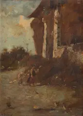 Sem Título by Mosè Bianchi, óleo sobre tela, offered Oct 2024