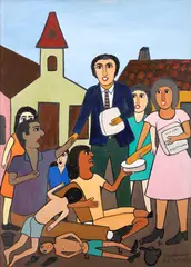 Fome de Tudo by Waldomiro de Deus, 2003, Óleo sobre tela, offered Oct 2024