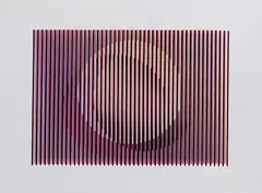 Chromointerference by Carlos Cruz-Diez, cromografia sobre pvc, offered Oct 2024