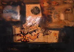 Sem Título by Fernando Odriozola, óleo sobre madeira, offered Oct 2024