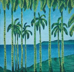 Paisagem by Claudio Tozzi, acrílica sobre tela colada em madeira, offered Oct 2024