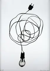 Flash by Regina Silveira, 2011, serigrafia, offered Oct 2024