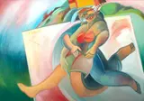 Fazes: Rio de Areia - Saquarema by Aloysio Zaluar, 1986, óleo sobre tela, offered Oct 2024