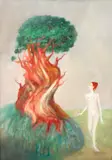 Alma Welt e a Árvore Primordial by Guilherme Faria, 2021, óleo sobre tela, offered Oct 2024