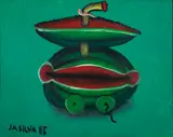 José Antônio da Silva, Melancia, 1985, óleo sobre tela