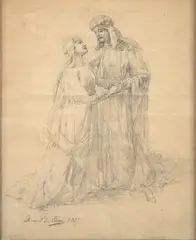 Sem Título by Oscar Pereira da Silva, 1929, grafite sobre papel, offered Oct 2024