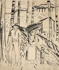 Sem Título by Francisco Rebolo, 1963, técnica mista sobre papel, offered Oct 2024