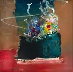 Sem Título by Yugo Mabe, 1988, acrílica sobre placa, offered Oct 2024