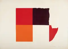 Sem Título by Tomie Ohtake, 1969, serigrafia, offered Oct 2024