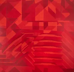 Emblema by Claudio Tozzi, 1999, acrílica sobre tela colada em madeira, offered Oct 2024