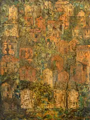 Favela by Francisco Rebolo, 1965, óleo sobre eucatex, offered Oct 2024