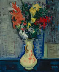 Vaso de Flores by Manabu Mabe, óleo sobre tela, offered Oct 2024