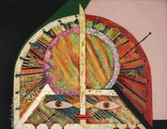 Sem Título by Miguel dos Santos, 1993, óleo sobre tela, offered Sep 2024