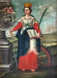 Santa Bárbara, Untitled, óleo sobre madeira