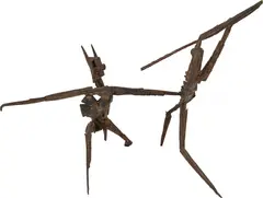 Luta de Exus by Mário Cravo, 1955, escultura em fundição de ferro, offered Sep 2024