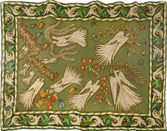 Revoada Em Espaço Verde by Concessa Colaço, 1966, tapeçaria, offered Sep 2024