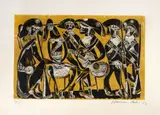 Hansen Bahia, Sem Título, 1973, xilogravura