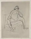 Clóvis Graciano, Figura Feminina, 1971, gravura em metal