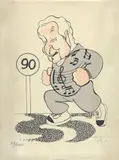 Lanfranco Aldo Ricardo Vaselli Cortelline Rossi, Corrida 90