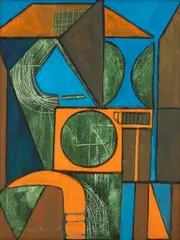 Alice Brill, Sem Título, 1989, acrílica sobre tela