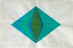 Sem Título by Hércules Barsotti, 1985, acrílica sobre papel quadriculado, offered Sep 2024